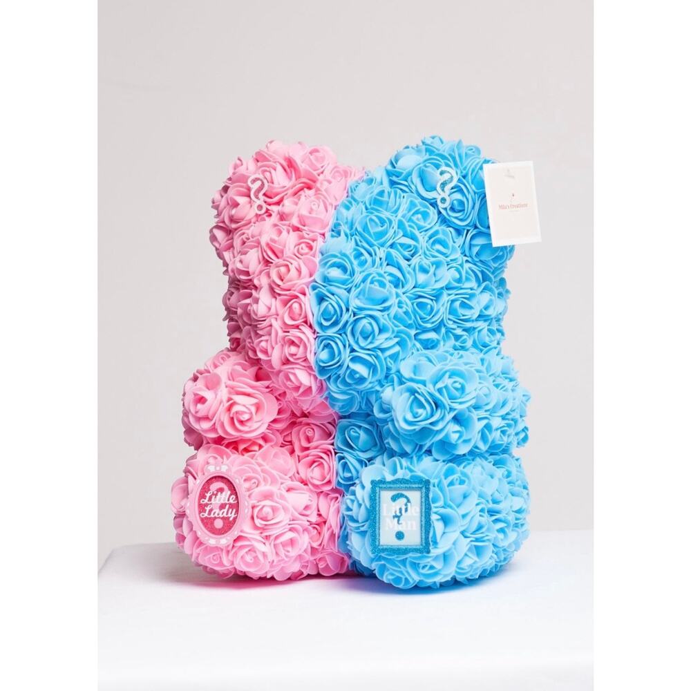 Handmade Gender Reveal Bear - Picture 2 of 2